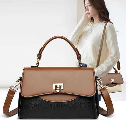 Handbag in Genuine Leather - Luxary