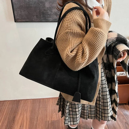 Suede Handbag - Zarine