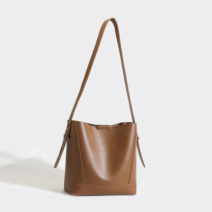 Genuine Leather Crossbody Handbag - Avery