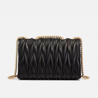 Compact Leather Handbag - Vienza