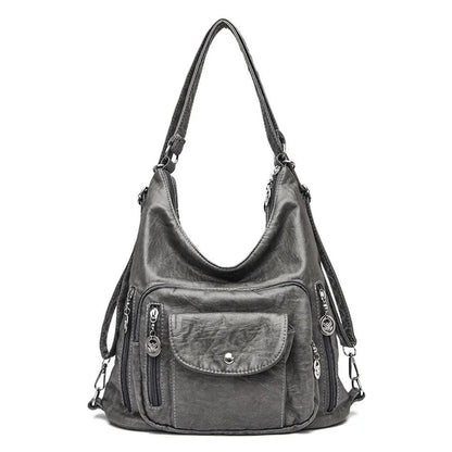Genuine Leather Women's Handbag - Lim