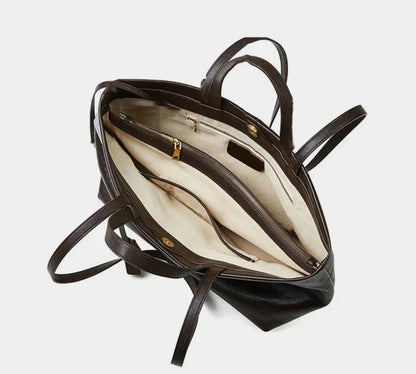 Genuine Leather Tote Bag Joana