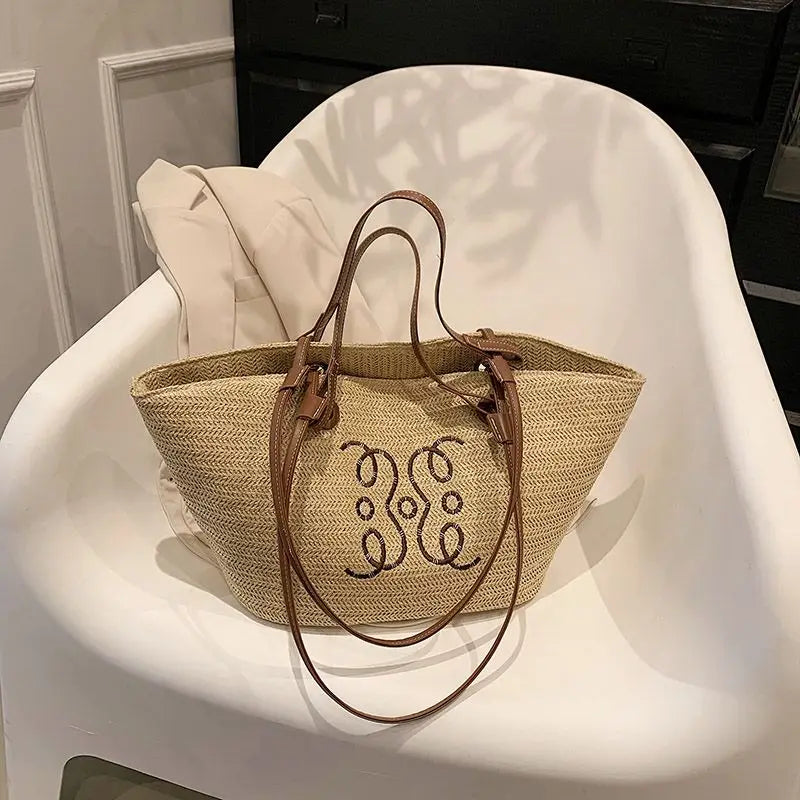 Louise Straw Handbag