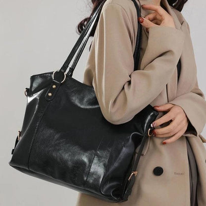 Genuine Leather Handbag - Din