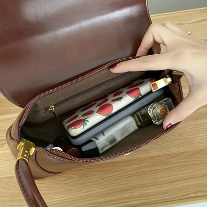 Handbag in Genuine Leather - Elora