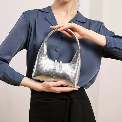 Genuine Leather Baguette Bag Aurora