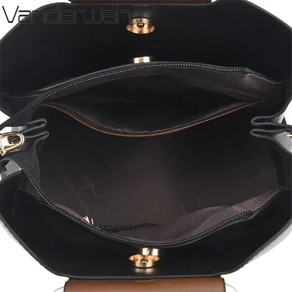 Genuine Leather Handbag - Maya