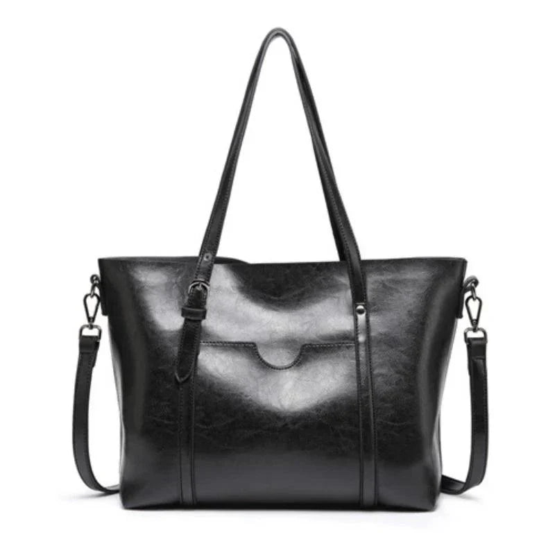 Genuine Leather Handbag - Mother
