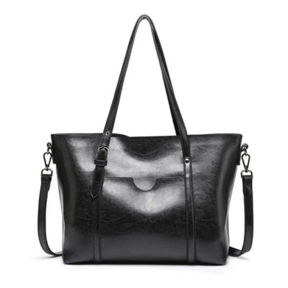 Genuine Leather Handbag - Mother