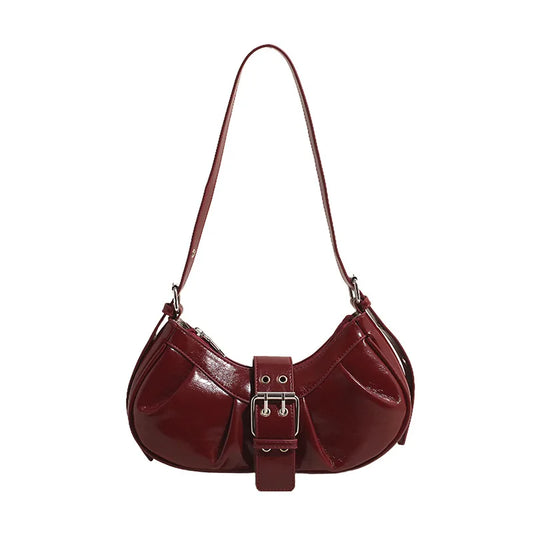 Small Genuine Leather Handbag - Az