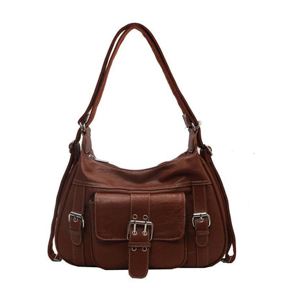2-in-1 Genuine Leather Handbag - Sofia
