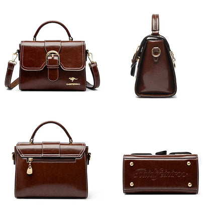 Handbag in Genuine Leather - Nyra