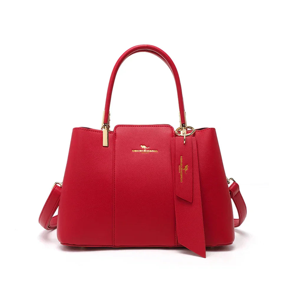 Genuine Leather Women's Handbag - Tamar