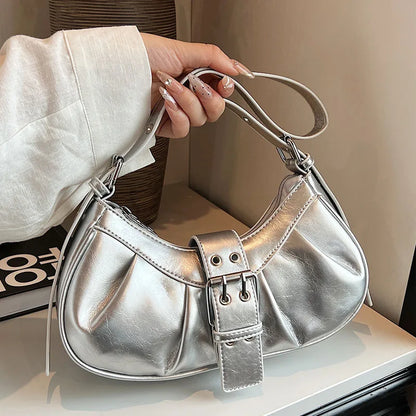 Small Genuine Leather Handbag - Az