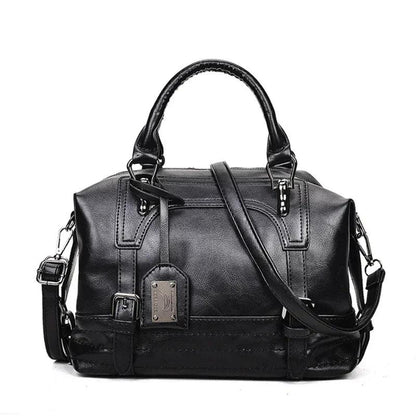 Genuine Leather Handbag - Rafaela
