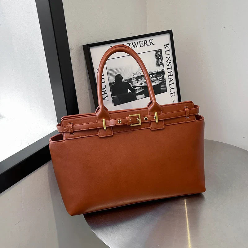 Genuine Leather Handbag - Faye