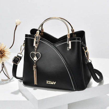 Genuine Leather Women's Handbag - Florenza