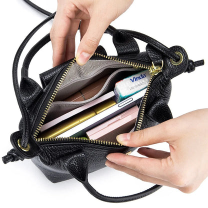 Liz Small Genuine Leather Crossbody Handbag