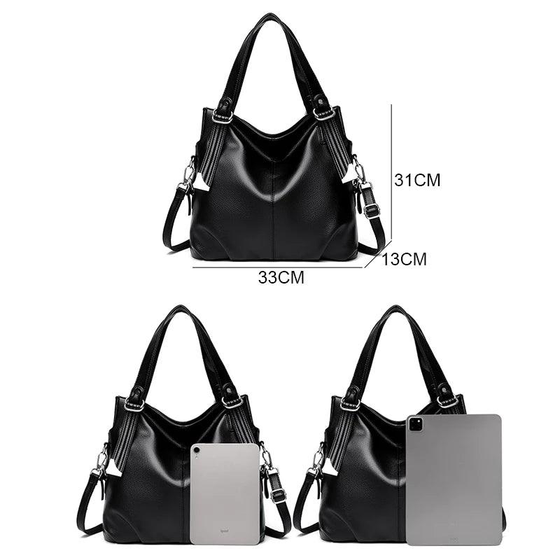 Genuine Leather Handbag - Daisy