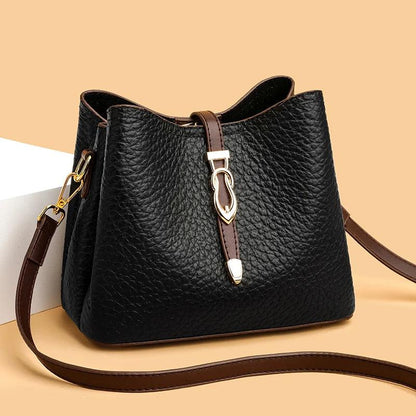 Genuine Leather Handbag - Donatela