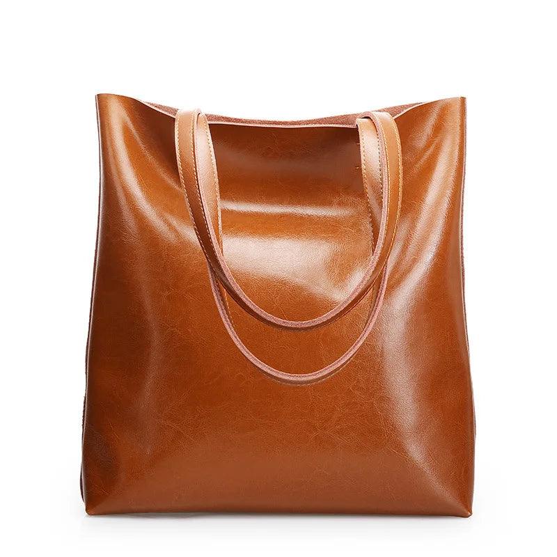 Genuine Leather Handbag - Oli
