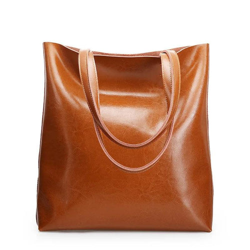Genuine Leather Handbag - Oli