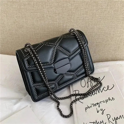 Small Genuine Leather Handbag - Eyla