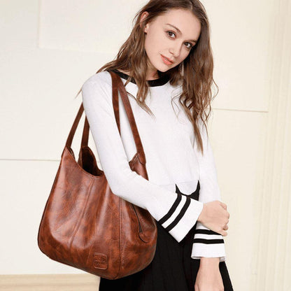 Leather Handbag - Zarela