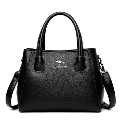 Genuine Leather Crossbody Handbag - Quality