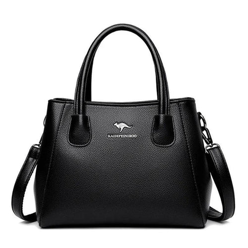 Genuine Leather Crossbody Handbag - Quality