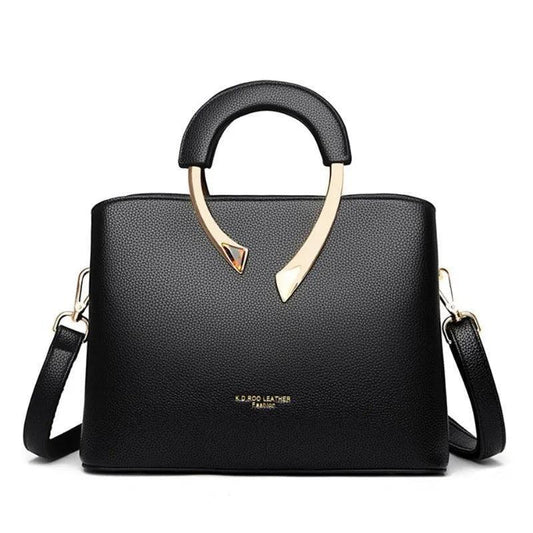 Genuine Leather Crossbody Handbag - Uiva