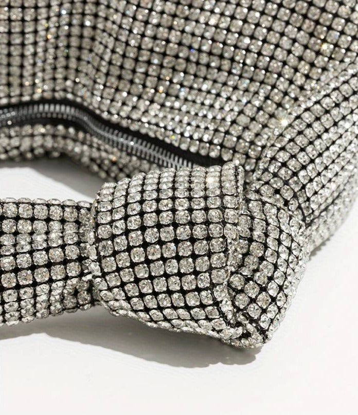 Fabiana Glitter Baguette Bag