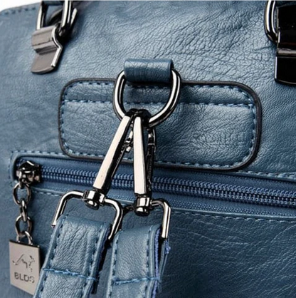 Leather Backpack Handbag Vivette