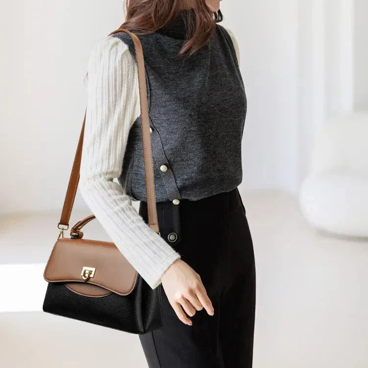 Handbag in Genuine Leather - Luxary