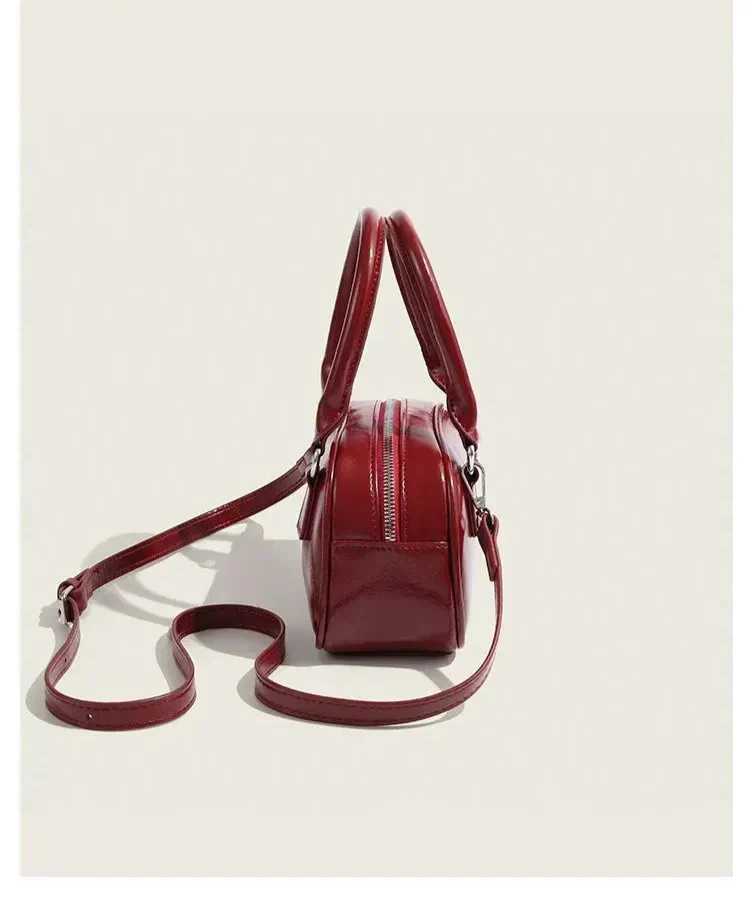 Women's Leather Handbag - Évia