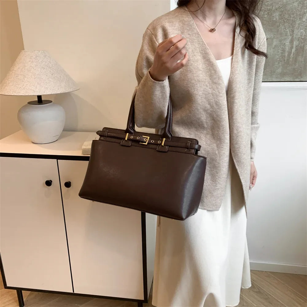 Genuine Leather Handbag - Faye