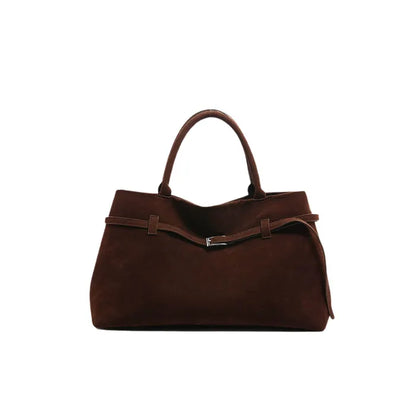 Women's Suede Tote Handbag - Esmé
