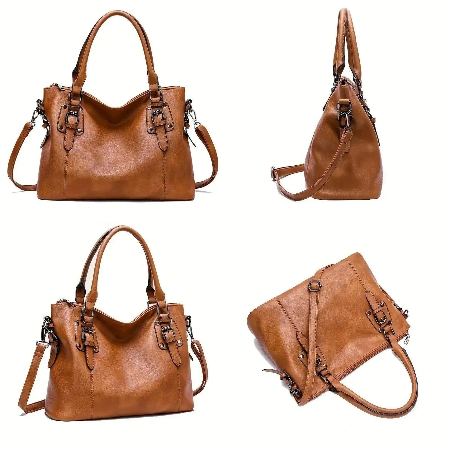 Genuine Leather Handbag - Adrena