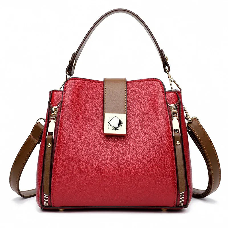 Genuine Leather Handbag - Masy