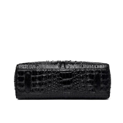 Handbag in Genuine Leather - Crock