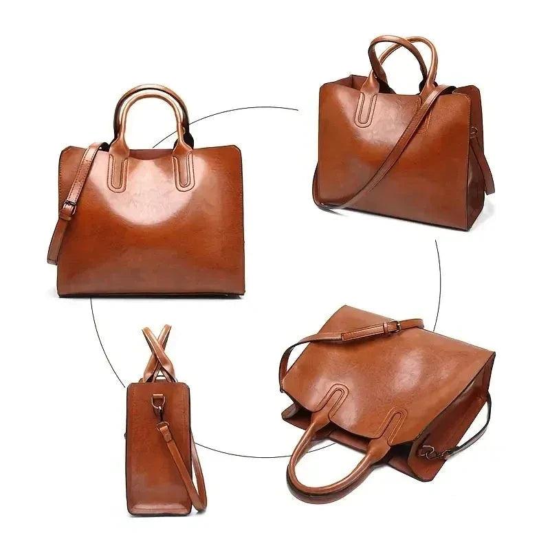 Genuine Leather Handbag - Criz